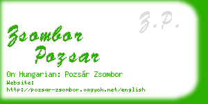 zsombor pozsar business card