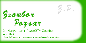zsombor pozsar business card